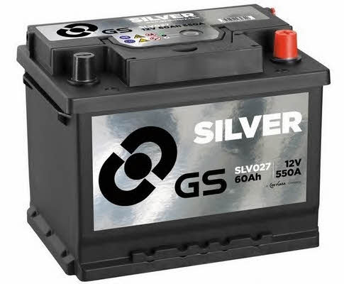 Gs SLV027 Battery Gs 12V 60AH 550A(EN) R+ SLV027
