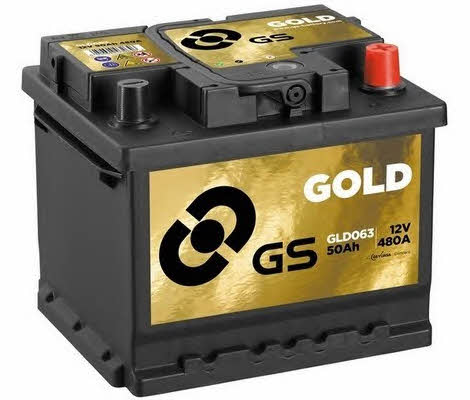 Gs GLD063 Battery Gs 12V 50AH 480A(EN) R+ GLD063