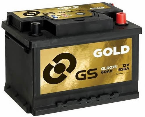 Gs GLD075 Battery Gs 12V 60AH 620A(EN) R+ GLD075