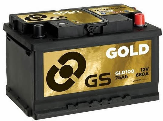 Gs GLD100 Battery Gs 12V 75AH 680A(EN) R+ GLD100