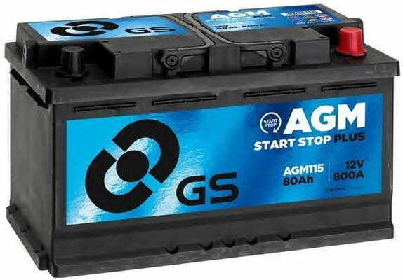 Gs AGM115 Battery Gs 12V 80AH 800A(EN) R+ AGM115