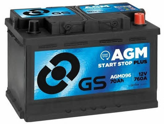 Gs AGM096 Battery Gs 12V 70AH 760A(EN) R+ AGM096