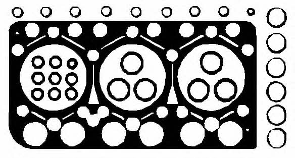 Wilmink Group WG1190554 Gasket, cylinder head WG1190554