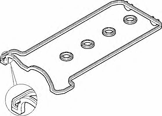 Wilmink Group WG1193039 Valve Cover Gasket (kit) WG1193039