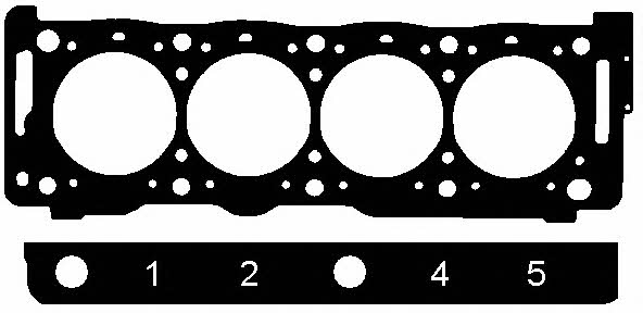 Wilmink Group WG1086493 Gasket, cylinder head WG1086493