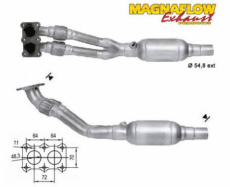 Magnaflow 87044 Catalytic Converter 87044