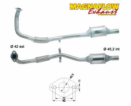 Magnaflow 85855D Catalytic Converter 85855D