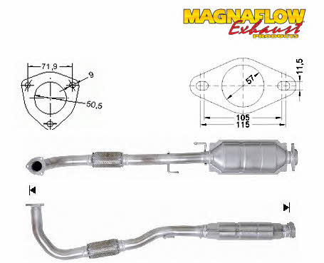 Magnaflow 71607D Catalytic Converter 71607D