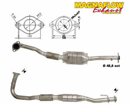 Magnaflow 78004D Catalytic Converter 78004D