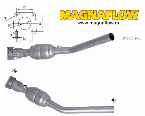 Magnaflow 61602 Catalytic Converter 61602