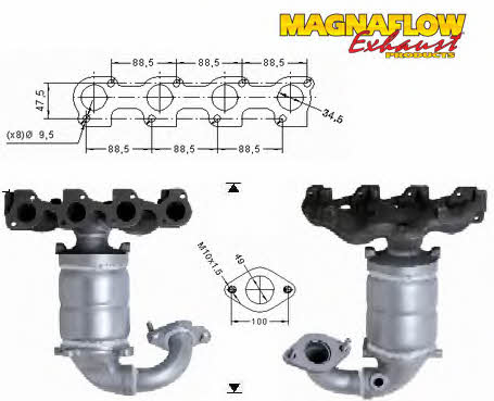 Magnaflow 72527 Catalytic Converter 72527