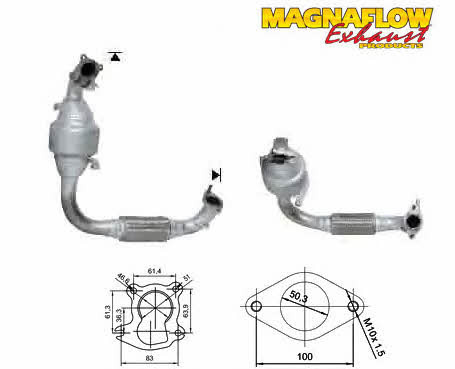 Magnaflow 72503D Catalytic Converter 72503D