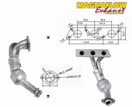 Magnaflow 74505 Catalytic Converter 74505