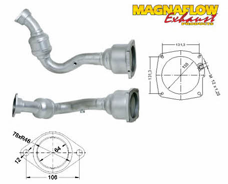 Magnaflow 76036D Catalytic Converter 76036D