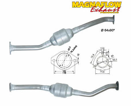 Magnaflow 76027D Catalytic Converter 76027D