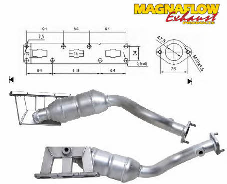 Magnaflow 70614 Catalytic Converter 70614