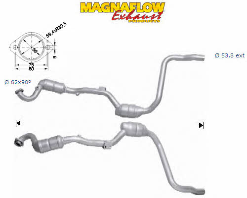 Magnaflow 75036 Catalytic Converter 75036