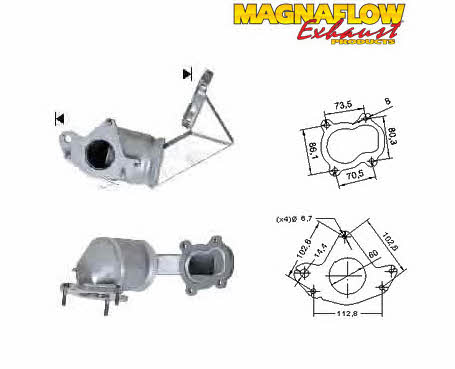 Magnaflow 75820D Catalytic Converter 75820D