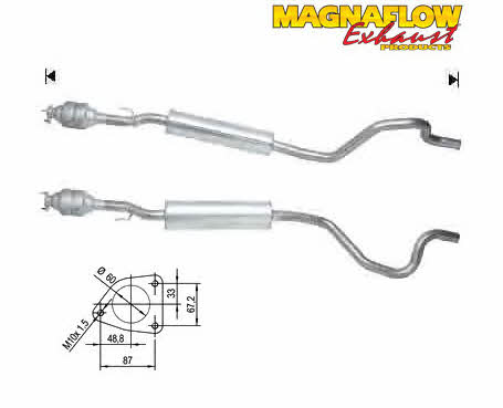 Magnaflow 74501D Catalytic Converter 74501D