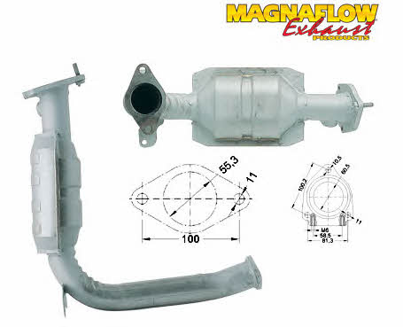 Magnaflow 82559 Catalytic Converter 82559