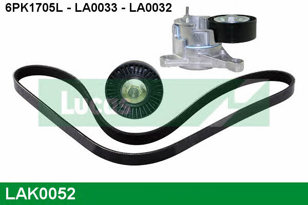 Lucas engine drive LAK0052 Drive belt kit LAK0052