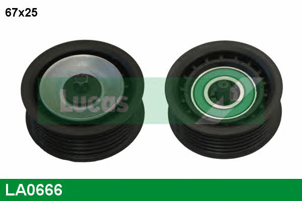 Lucas engine drive LA0666 V-ribbed belt tensioner (drive) roller LA0666