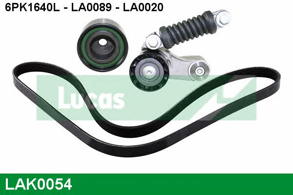  LAK0054 Drive belt kit LAK0054