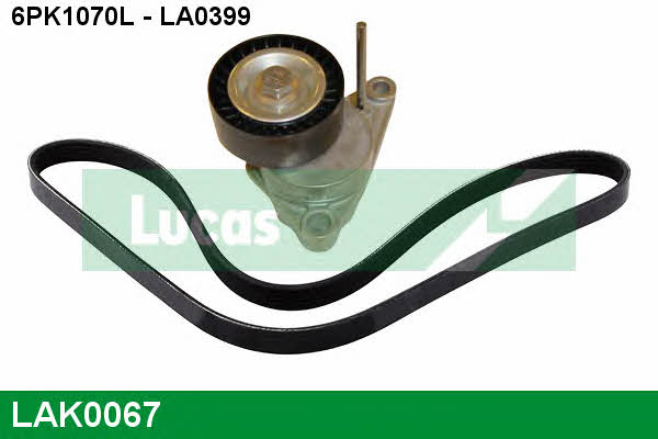 Lucas engine drive LAK0067 Drive belt kit LAK0067