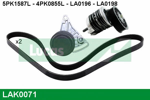 Lucas engine drive LAK0071 Drive belt kit LAK0071