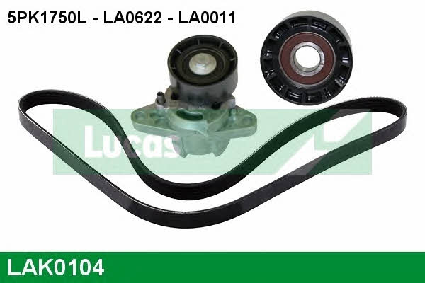  LAK0104 Drive belt kit LAK0104