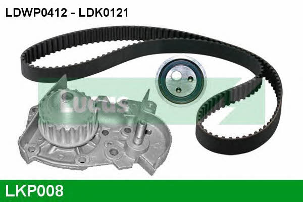 Lucas engine drive LKP008 TIMING BELT KIT WITH WATER PUMP LKP008