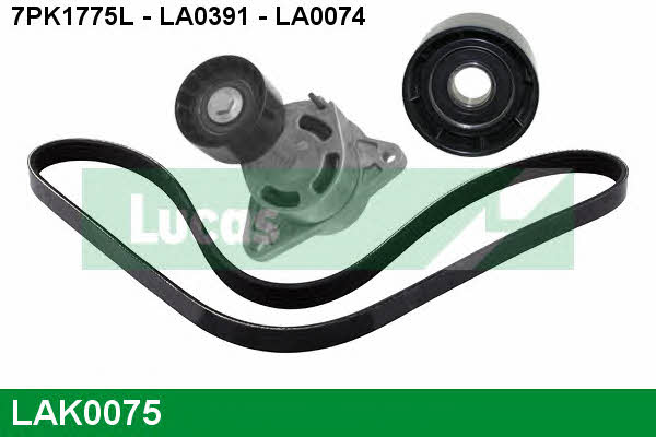 LAK0075 Drive belt kit LAK0075