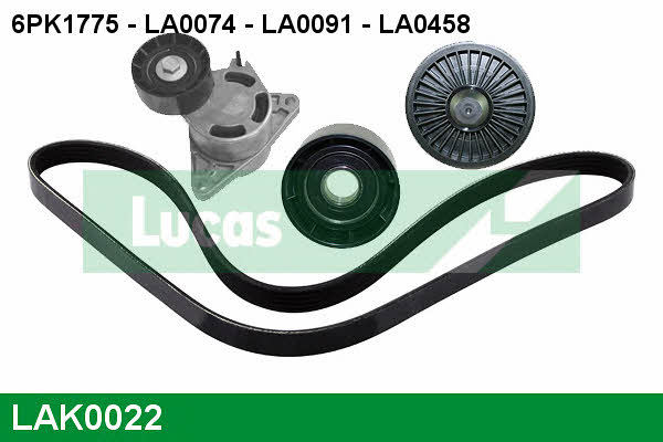  LAK0022 Drive belt kit LAK0022
