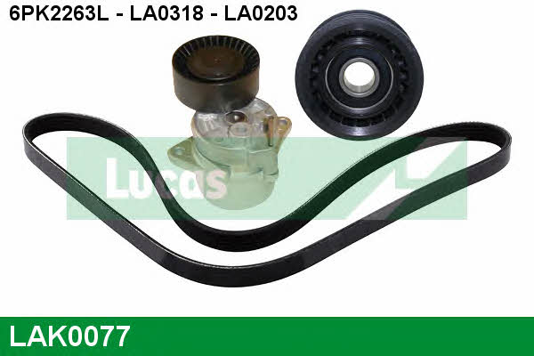 Lucas engine drive LAK0077 Drive belt kit LAK0077