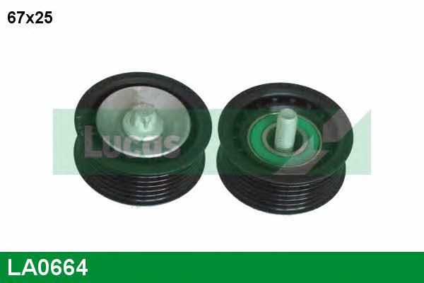 Lucas engine drive LA0664 V-ribbed belt tensioner (drive) roller LA0664