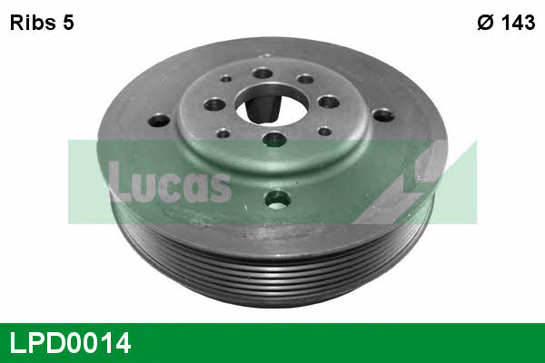 Lucas engine drive LPD0014 Pulley crankshaft LPD0014