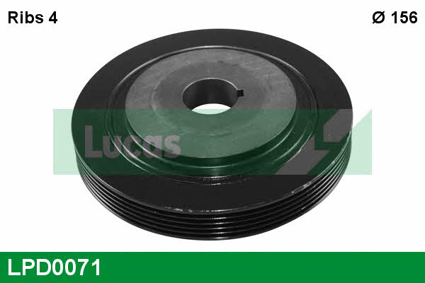Lucas engine drive LPD0071 Pulley crankshaft LPD0071