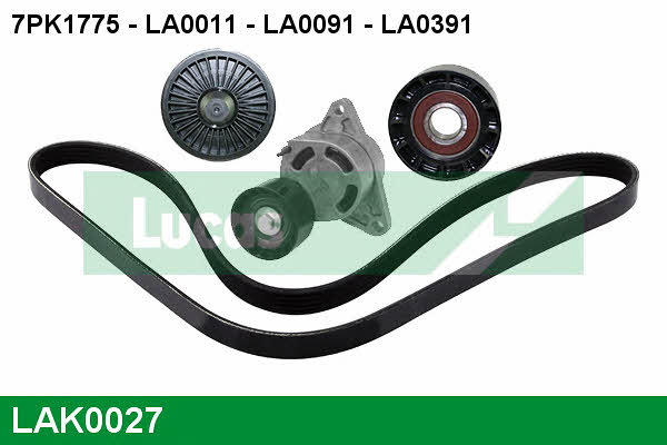 Lucas engine drive LAK0027 Drive belt kit LAK0027