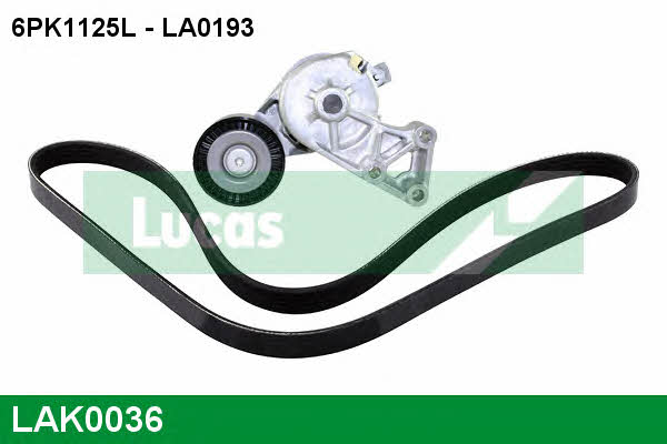 Lucas engine drive LAK0036 Drive belt kit LAK0036