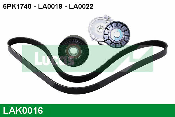  LAK0016 Drive belt kit LAK0016