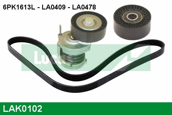  LAK0102 Drive belt kit LAK0102