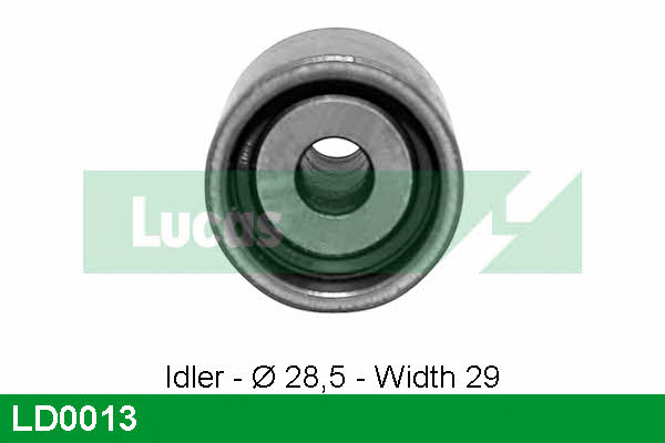 Lucas engine drive LD0013 Tensioner pulley, timing belt LD0013