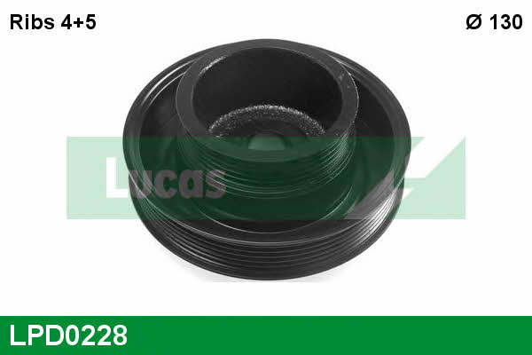 Lucas engine drive LPD0228 Pulley crankshaft LPD0228