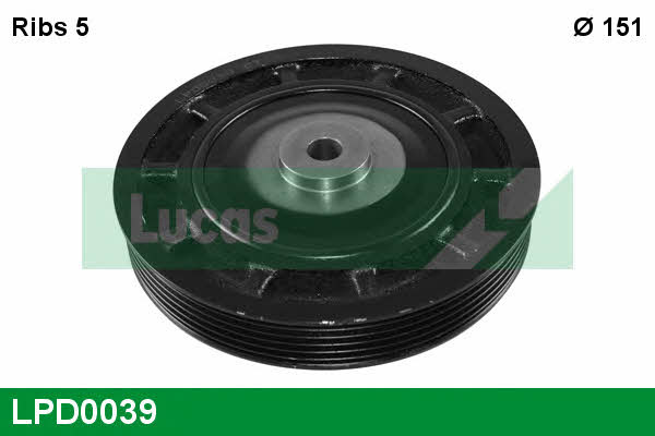 Lucas engine drive LPD0039 Pulley crankshaft LPD0039