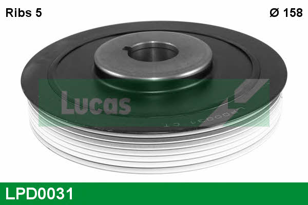 Lucas engine drive LPD0031 Pulley crankshaft LPD0031