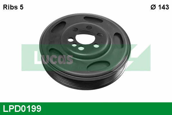 Lucas engine drive LPD0199 Pulley crankshaft LPD0199
