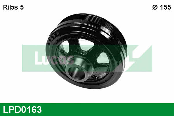 Lucas engine drive LPD0163 Pulley crankshaft LPD0163