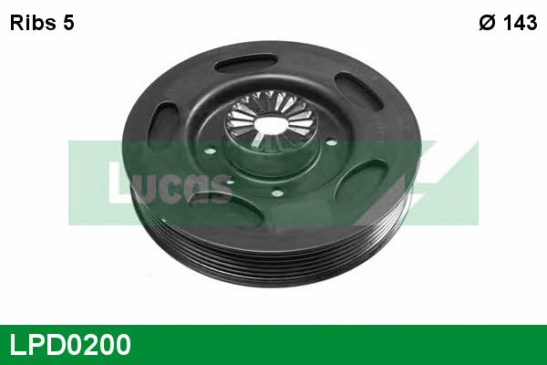 Lucas engine drive LPD0200 Pulley crankshaft LPD0200