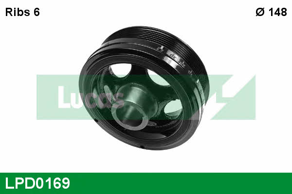 Lucas engine drive LPD0169 Pulley crankshaft LPD0169