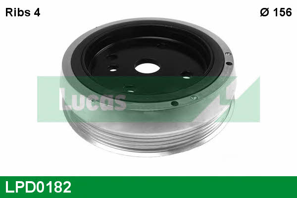 Lucas engine drive LPD0182 Pulley crankshaft LPD0182